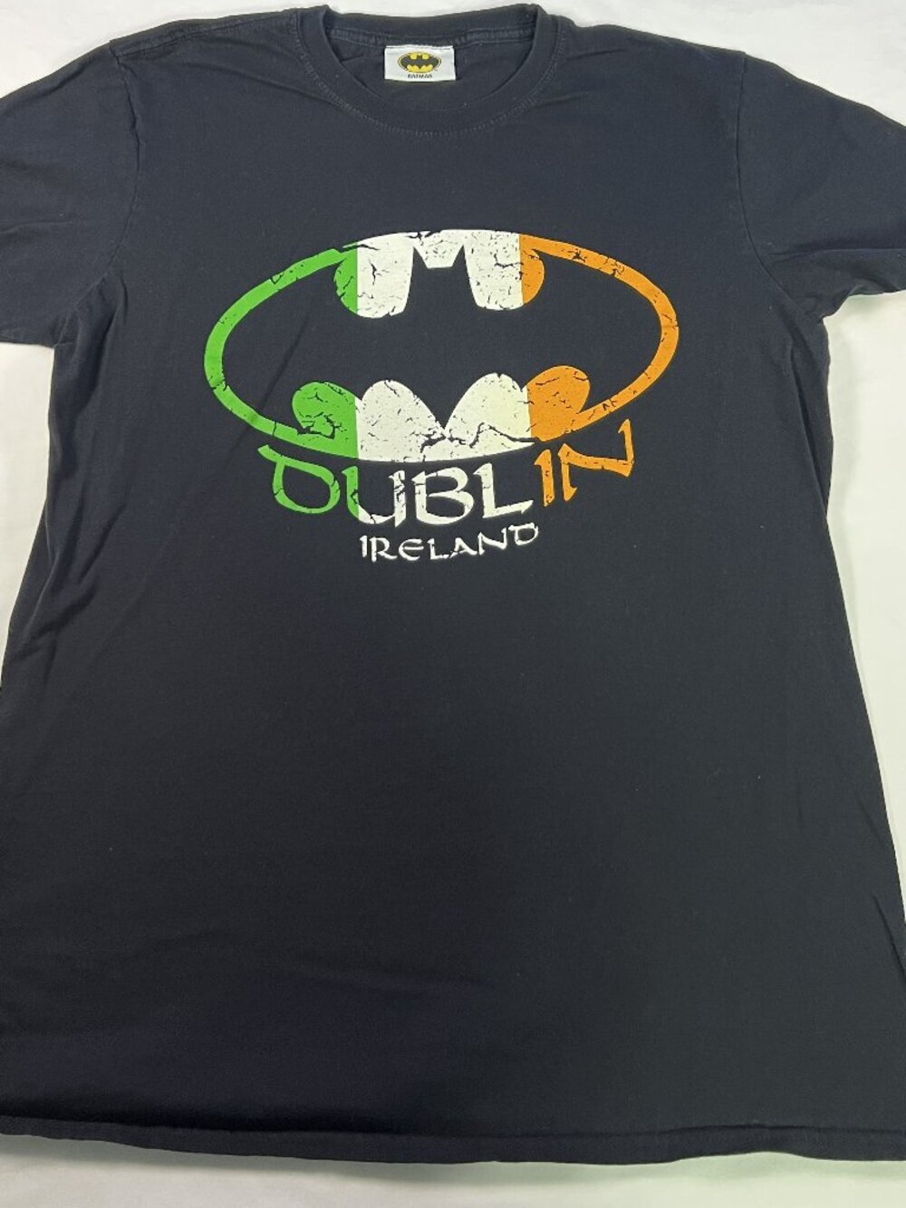 Batman Dublin Ireland Black T-Shirt Size Large